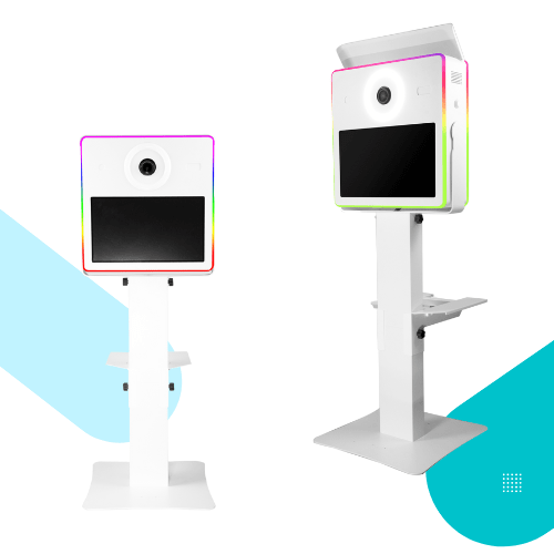 DSLR Lumia XL Photo Booth | 22-Inch HD Touchscreen & LED Light for Events