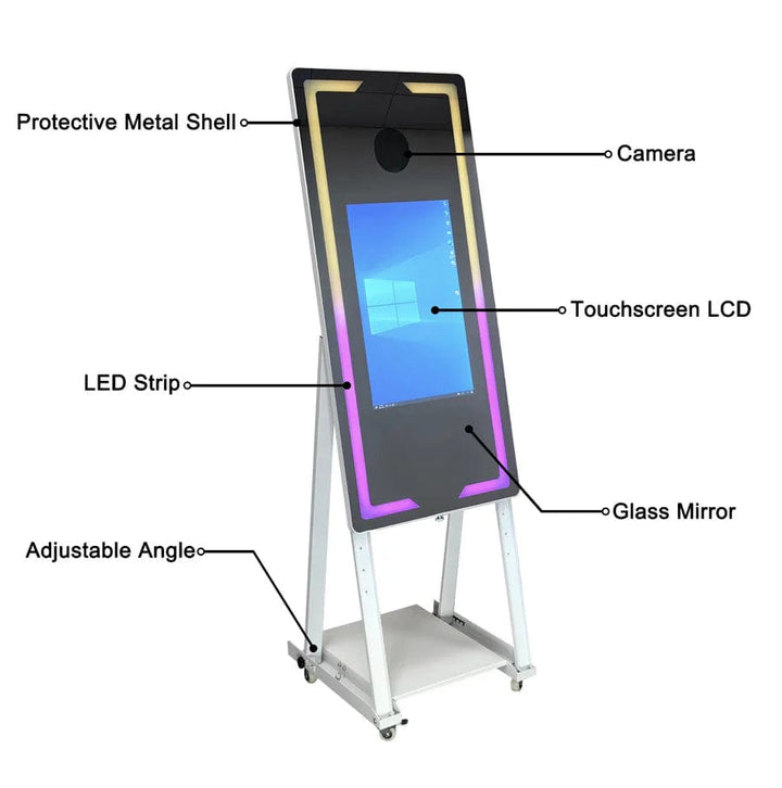 40-Inch Magic Mirror Photo Booth – Clearance Sale for Interactive Photo Fun!