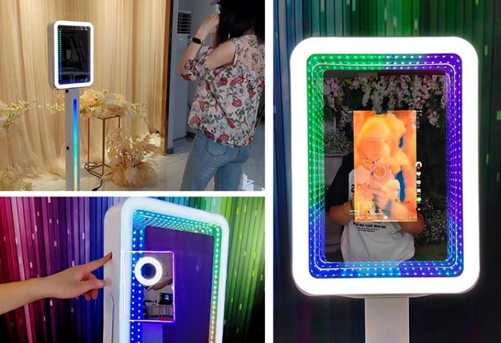 iPad or Surface Pro Photo Booth Shell | RGB Lighting & Portable Design