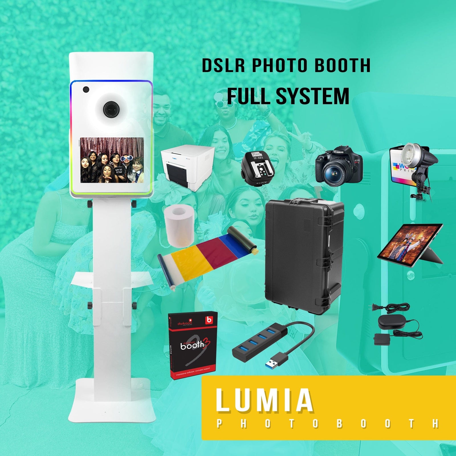 DSLR Lumia Photo Booth | Fully Assembled Professional Photo Booth